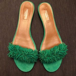 🌱 BNIB 🌱 Aquazzura slide flats 🍃🍃🍃